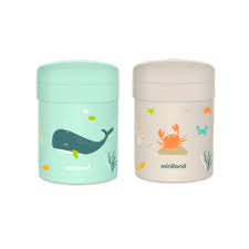 Porte manger Isotherme en acier inoxydable 700 ml Miniland